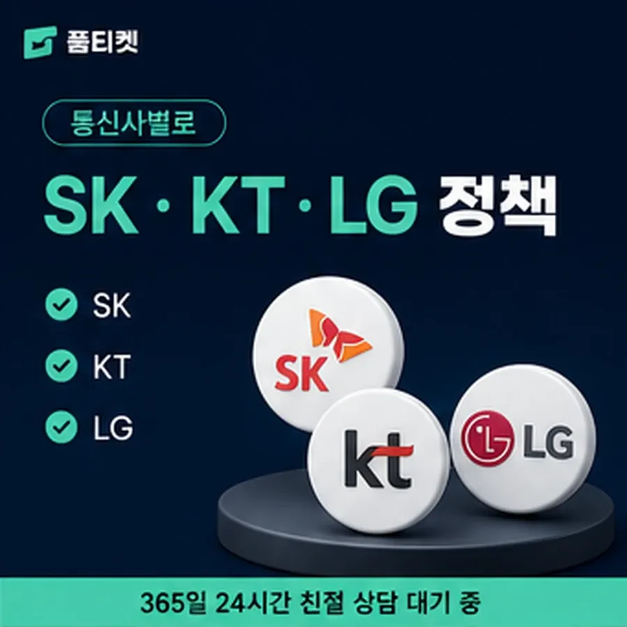 품티켓 사이트 소액결제 미납 사이트 고지와 안내 순서 안내 이미지